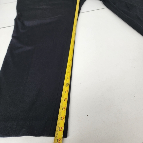 VTG Lauren Ralph Lauren Men’s Black Black Dress Straight Pants Size 44x30 - Picture 3 of 9